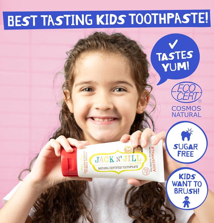 Jack N' Jill Mega Berry Natural Toothpaste (200g)