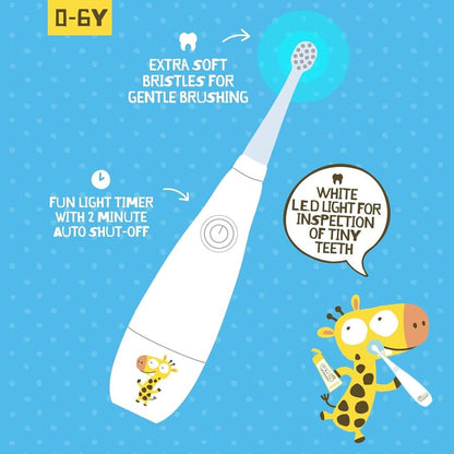 Jack N' Jill Sonic Tickle Toothbrush + Replacement Head