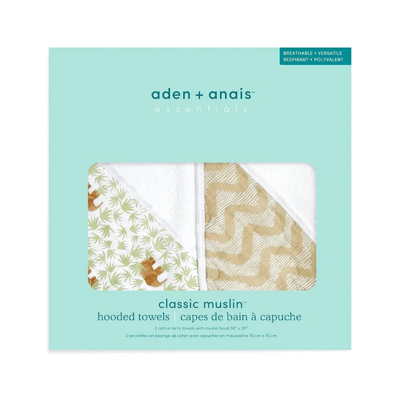 Aden + Anais Essentials Hooded Towel (Pack of 2)