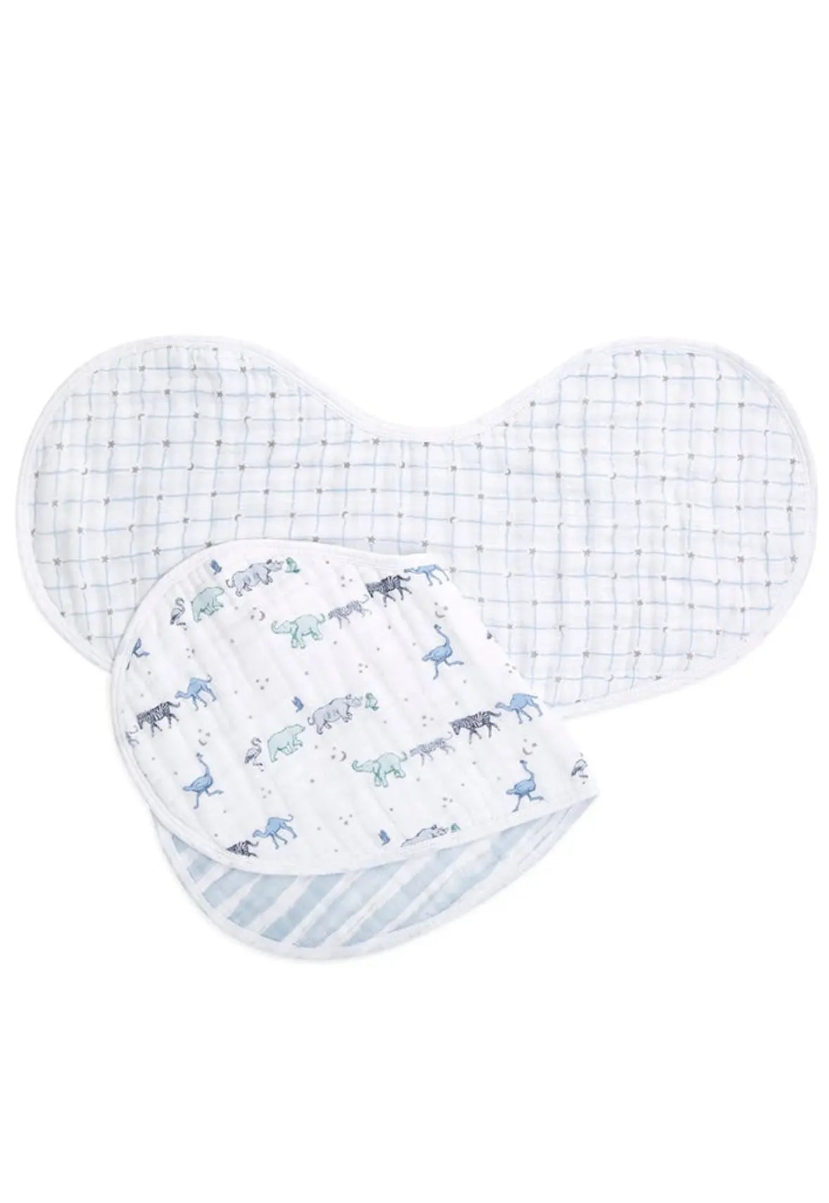 Aden + Anais Cotton Muslin Burpy Bib - Rising Star (Pack of 2)