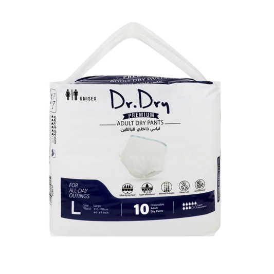 Dr. Dry Disposable Adult Dry Pants (Large, 110-170cm)