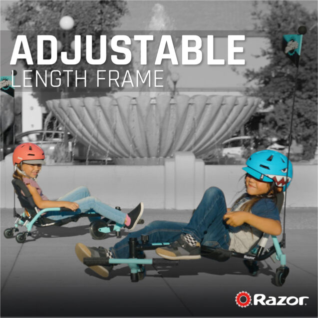 Razor Crazy Cart Shuffle (Black /Teal)