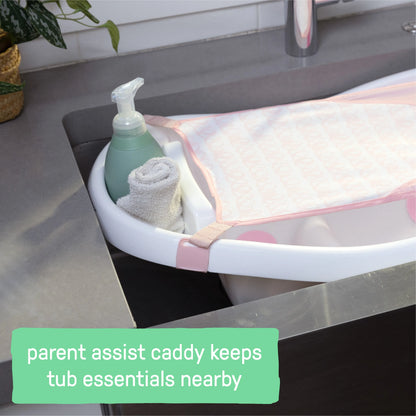Summer Infant Comfy Clean Deluxe Newborn to Toddler Baby Bathtub (0-24 Months)