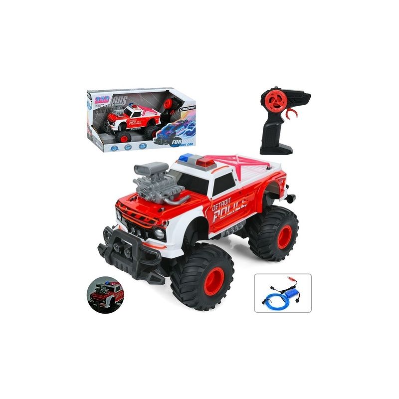 Crazon - 1:16 Neon Monster Furious Detroit Police RC Car