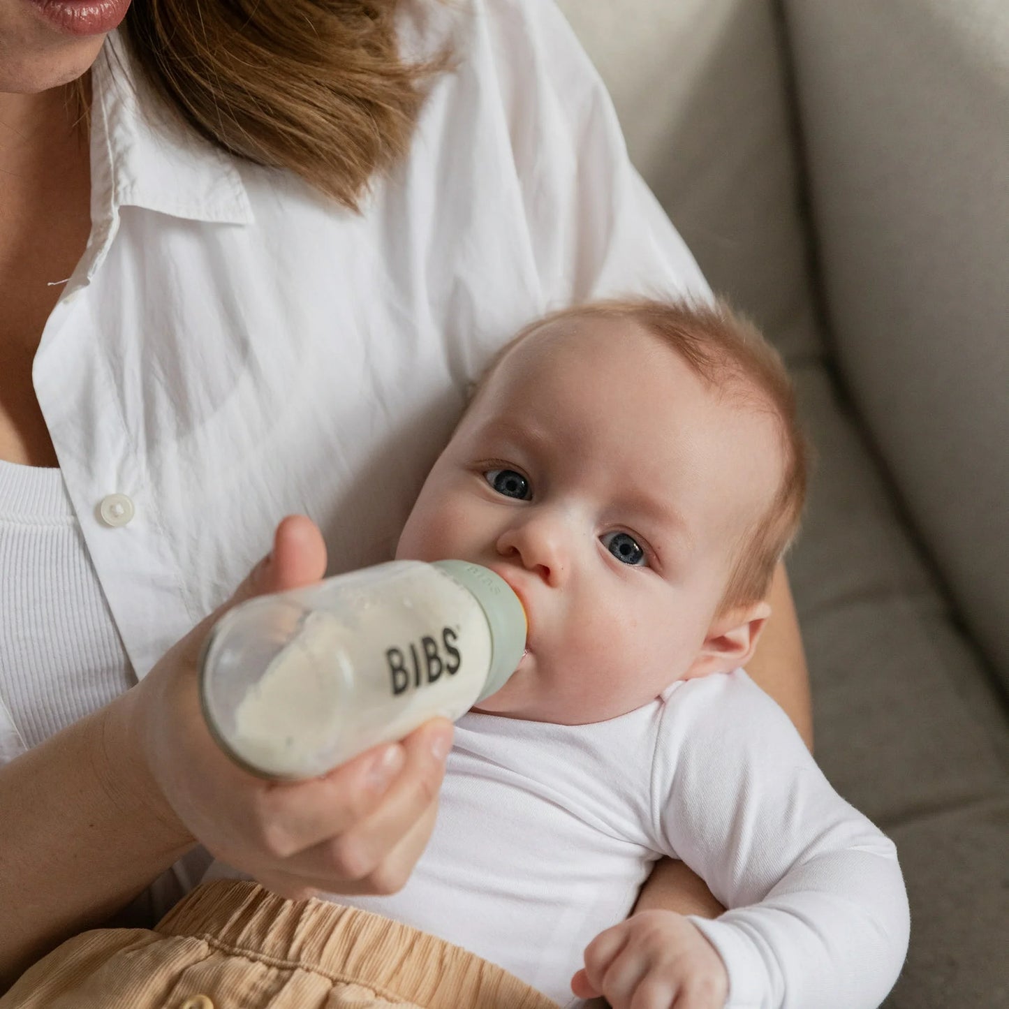 BIBS Baby Bottle Nipple Round Silicone - Pack of 2
