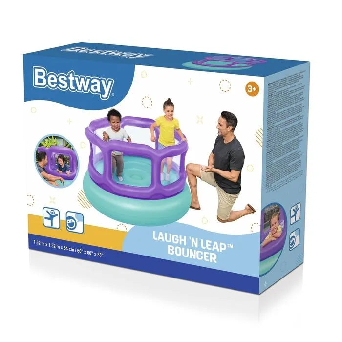 Bestway Laugh N Leap Bouncer (60" x 60" x 33"/1.52m x 1.52m x 84cm)