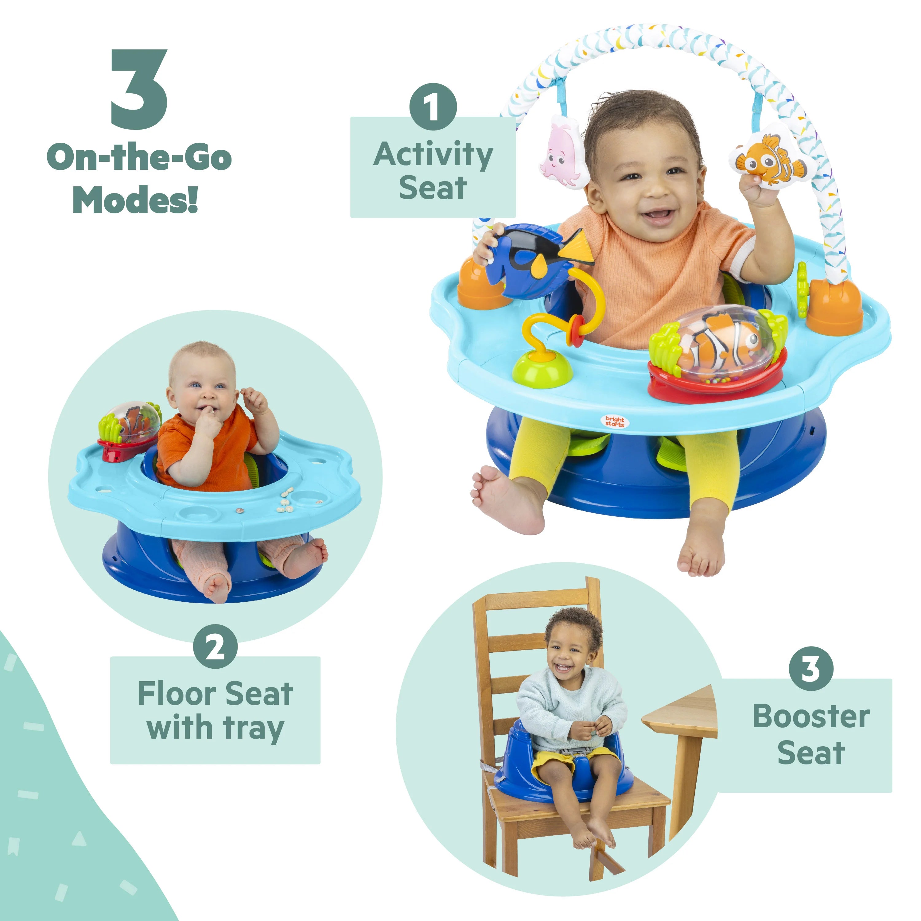 Bright Starts Finding Nemo Super Seat 3 In 1 Seat