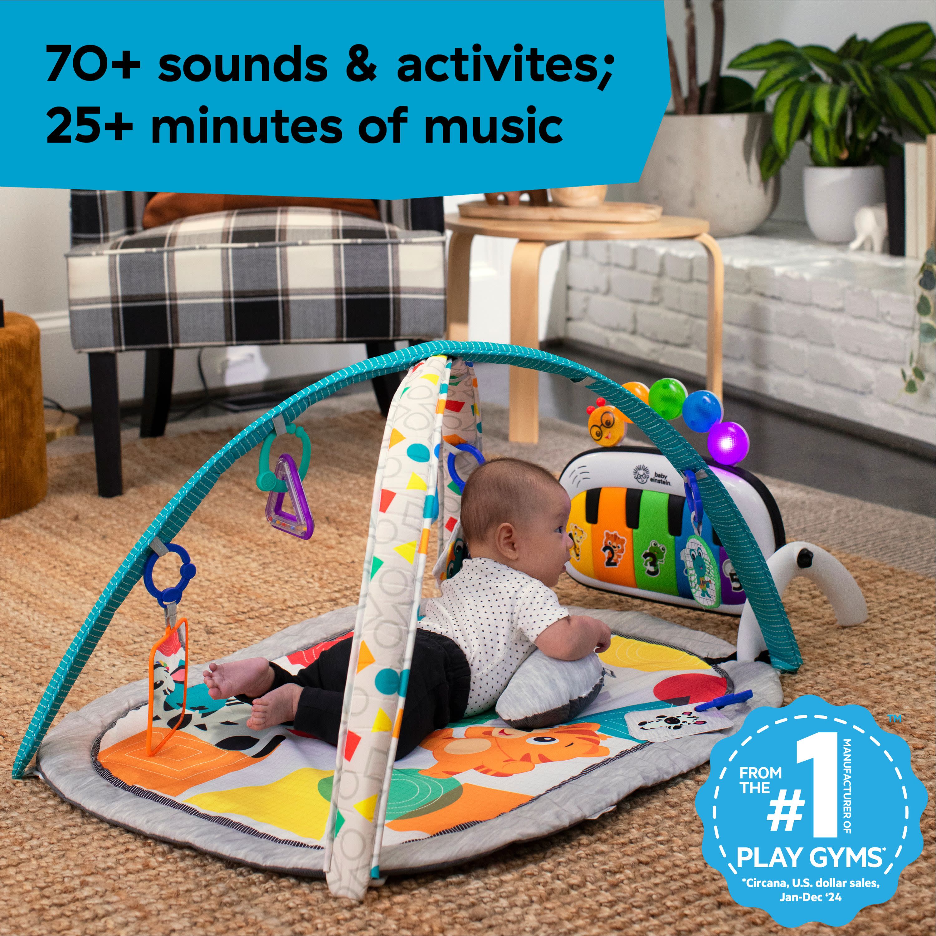 Baby Einstein 4-in-1 Kickin' Tunes Music and Language Discovery Gym