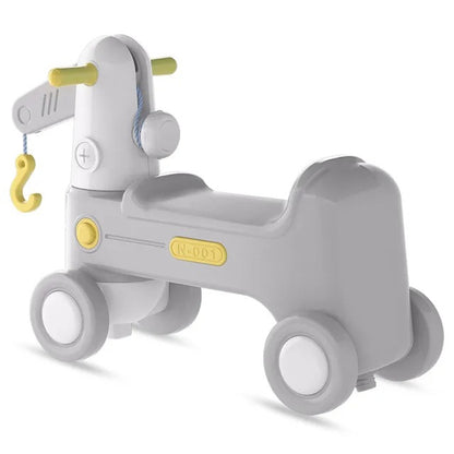 Teknum 2-in-1 Rock Ride On – Grey