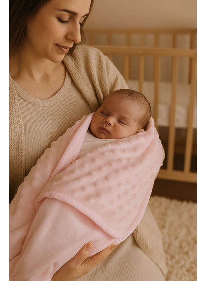 Kinder Valley Baby Cuddle Me Fleece Blanket (Pink)