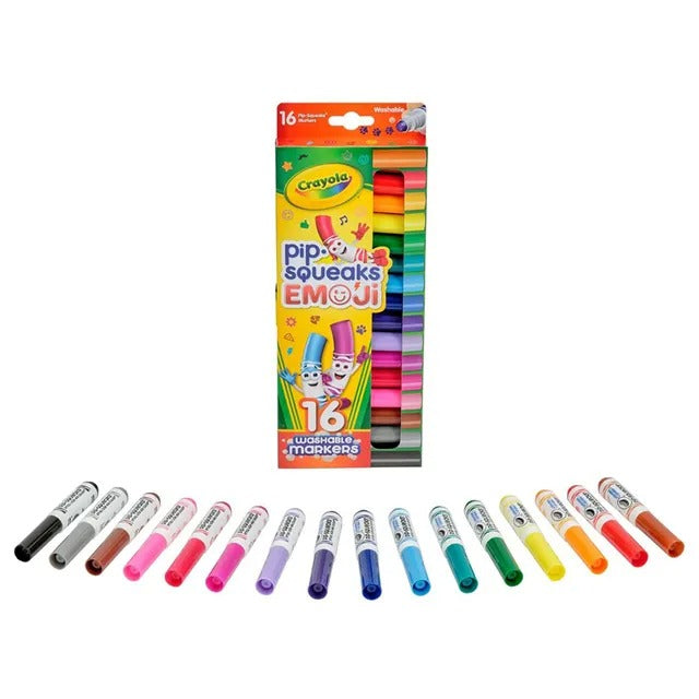 Crayola Pip-Squeaks Mini Stamper Washable Markers – 16pcs
