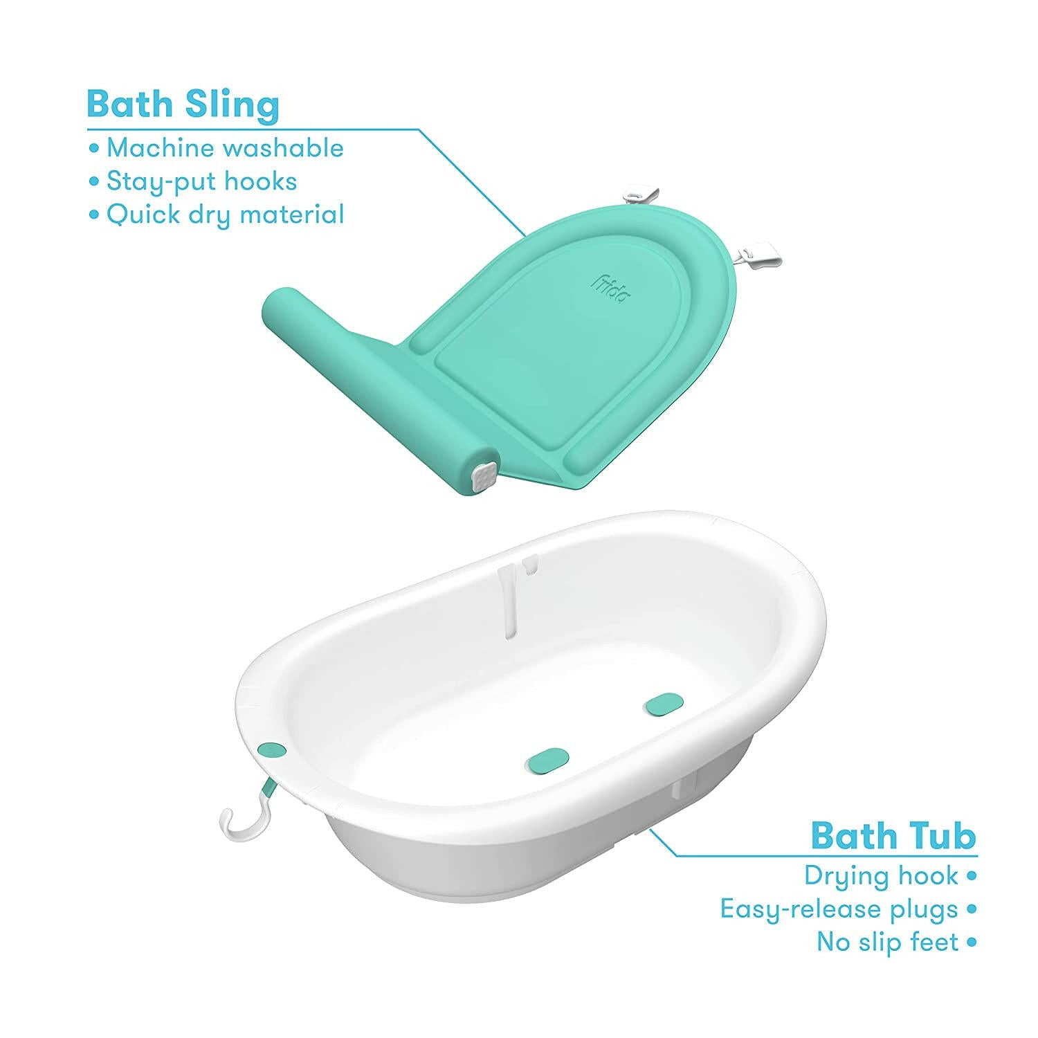 FridaBaby Bath Tub 4 in 1 Grow-with-Me.