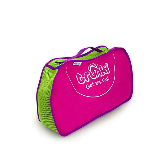 Trunki Tidy Bag Compact Toy Storage for Travel & Home (Pink)