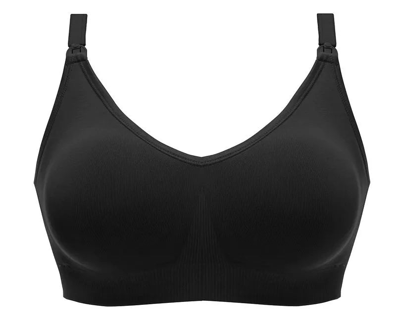 VidaMom Seamless Nursing Bra (Black) Pack Of 3