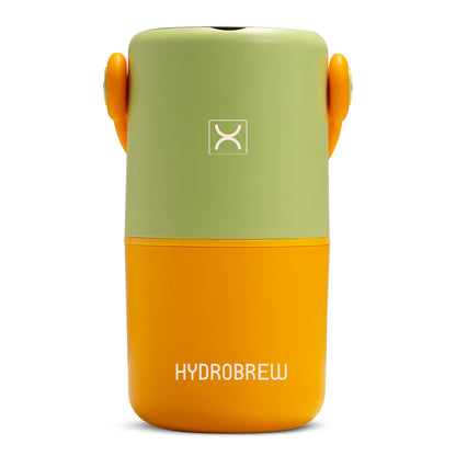 Hydrobrew Double Decker Steel Lunch Box With Folding Spork