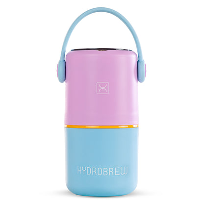 Hydrobrew Double Decker Steel Lunch Box With Folding Spork