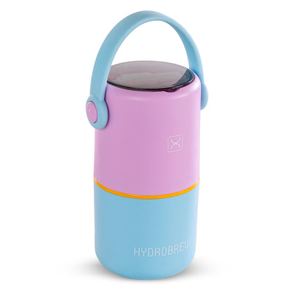 Hydrobrew Double Decker Steel Lunch Box With Folding Spork