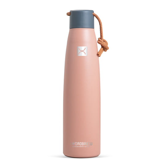 Hydrobrew Vacuum Insulated Water Bottle (500ml, Pink)