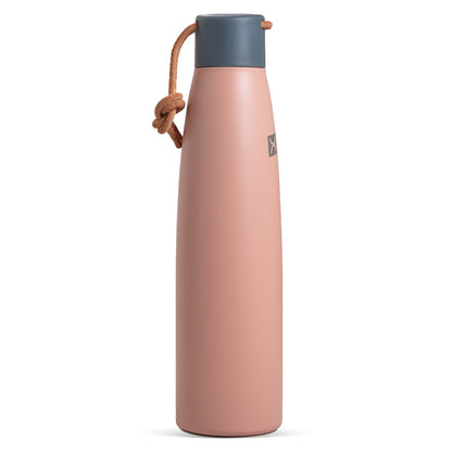 Hydrobrew Vacuum Insulated Water Bottle (500ml, Pink)