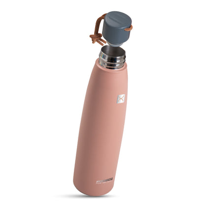 Hydrobrew Vacuum Insulated Water Bottle (500ml, Pink)