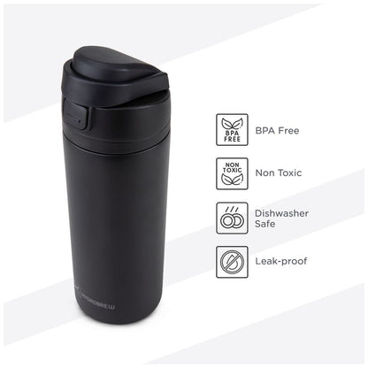 Hydrobrew Sip Switch Stainless Steel Insulated Water Bottle (720ml)