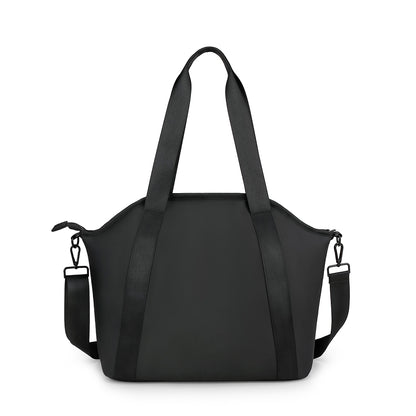 Little Story Onyx Diaper Bag with Stroller Straps (Black)