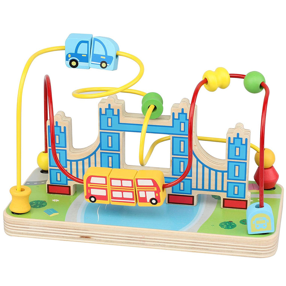 Little Story Activity Beads Maze Montessori Wooden Toy (Multicolor)
