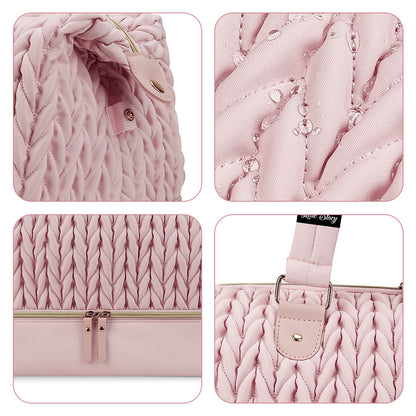 Little Story Luxe Knit Diaper Bag With Clutch