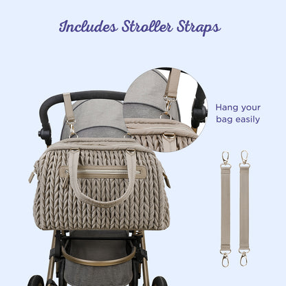 Little Story Elva Diaper Bag with Stroller Straps