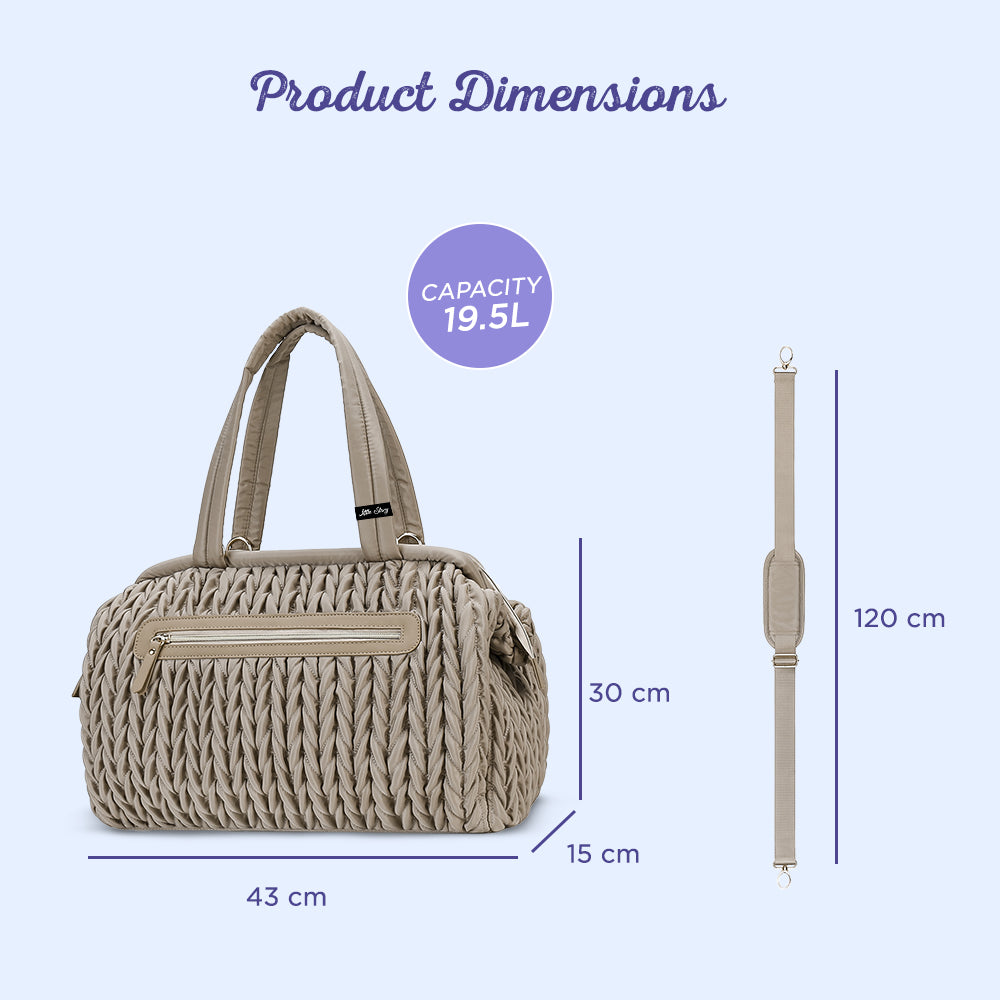 Little Story Elva Diaper Bag with Stroller Straps