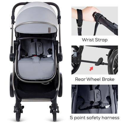 Teknum 3 In 1 Travel Pram Stroller