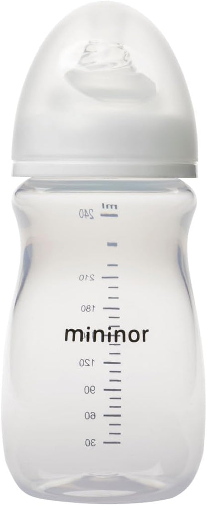 Mininor Anti-Colic Baby Feeding Bottle (240ml)