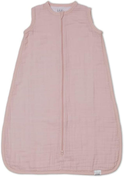 Lulujo Cotton Muslin Sleep Sack 1.0 TOG, Ballet Slipper