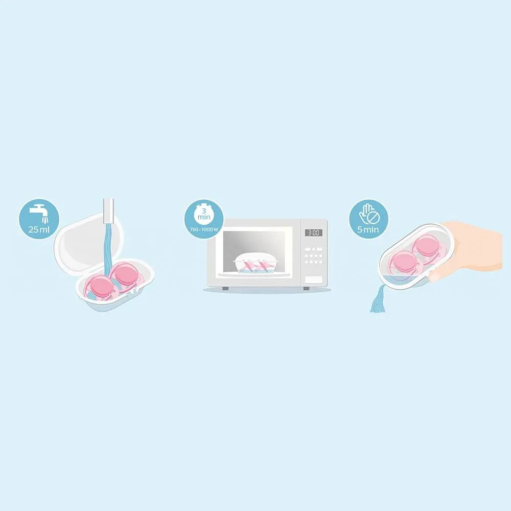 Philips Avent Ultra Soft Pacifier Elephant & Tree - Pack of 2 (0-6 Months)