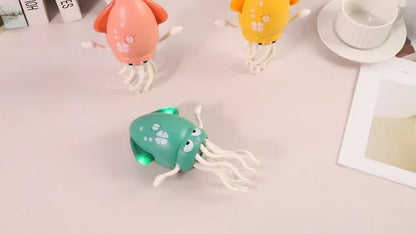 Wavisa Dancing Octopus Baby Toy, Electric Crawling Octopus Tummy Time Toy