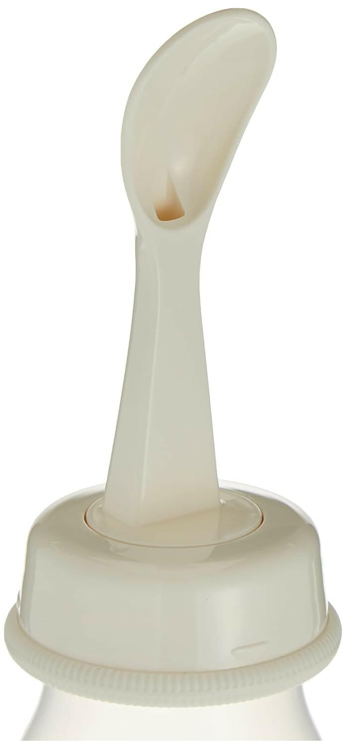 Pigeon Weaning Bottle with Spoon, White