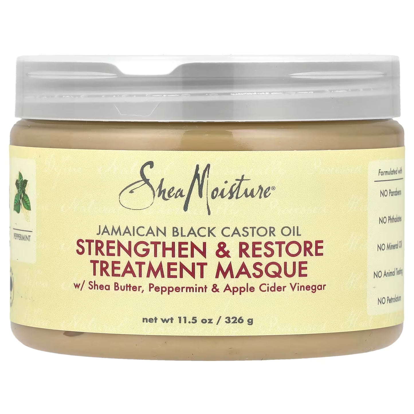 Shea Moisture Jamaican Black Castor Oil Strengthen & Restore Treatment Masque 326gm