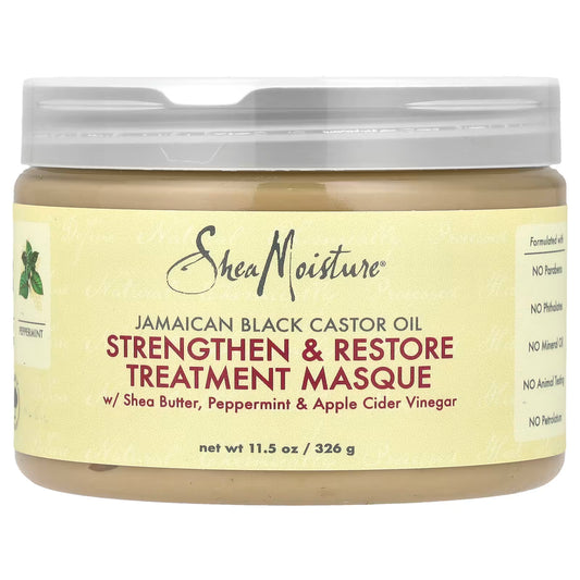 Shea Moisture Jamaican Black Castor Oil Strengthen & Restore Treatment Masque 326gm