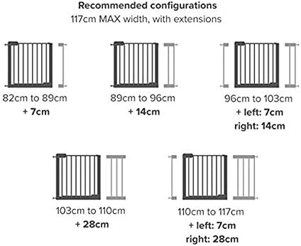 Munchkin Universal Stair Gate Extension, White