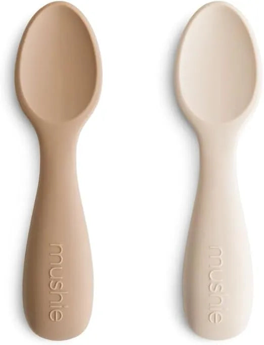 Mushie Toddler Starter Spoon Silicone - Pack of 2