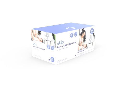 Ubbi Baby Wipes Value Pack (800 Counts)