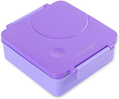 طقم علبة غداء كبيرة مقسّمة من Eazy Kids مع مرطبان طعام من الفولاذ المقاوم للصدأ، وكمّادة تبريد، وحقيبة غداء معزولة