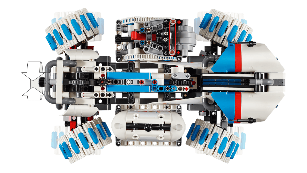 LEGO - Lunar Outpost Moon Rover Space Vehicle - 1,082 Pieces