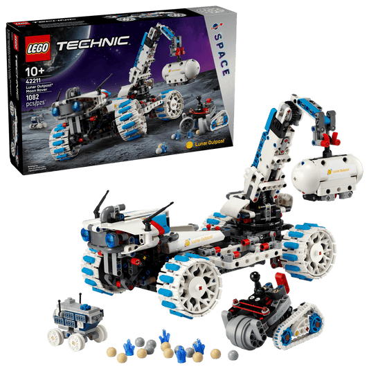 LEGO - Lunar Outpost Moon Rover Space Vehicle - 1,082 Pieces