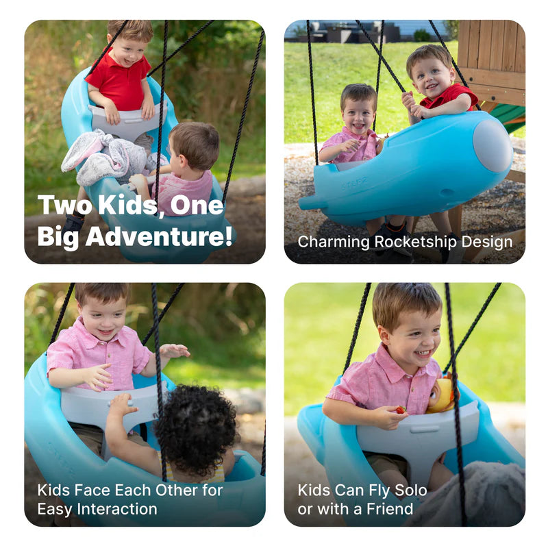 Step2 Rocket Swing For Two (Blue)