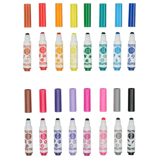 Crayola Pip-Squeaks Mini Stamper Washable Markers – 16pcs