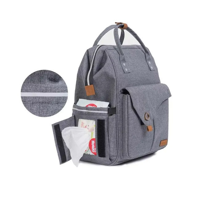 Teknum Travel Lite Stroller with Alameda Diaper Backpack