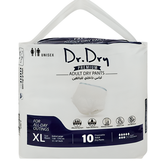 Dr. Dry Disposable Adult Dry Pants (XL, 130-170cm)