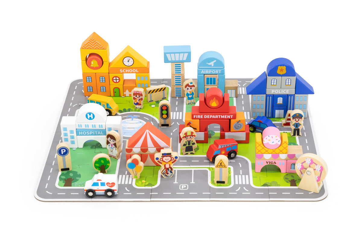 Viga City Building Blocks (100 pcs)
