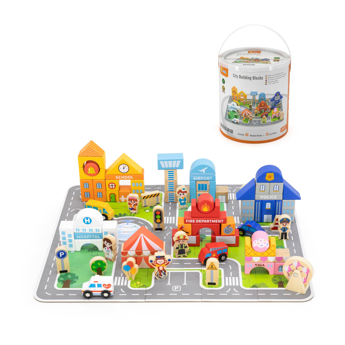 Viga City Building Blocks (100 pcs)